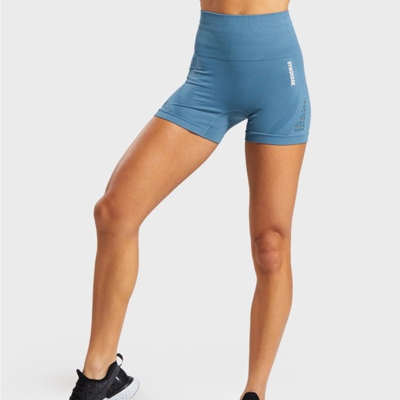 Gymshark energy+ seamless spandex athletic shorts high waist - Picture 1 of 5
